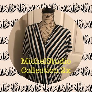 Michel Studio Plus Size, Sleeveless Maxi - 2X